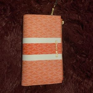 Michael Kors wallet with wrist strap